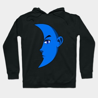 Anime Moon Face Hoodie